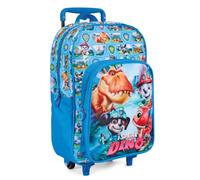PERLETTI Mochila con Ruedas Paw Patrol Niños Guardería Viaje Azul