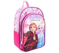 PERLETTI Mochila Infantil con Bolsillo - Mochila Escolar para Niña - Mochila para Excursiones y Tiempo Libre - Ligera y Práctica - Frozen La Reina de las Nieves