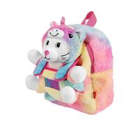 Perletti mochila niña con unicornio kawaii peluche - mochila infantil