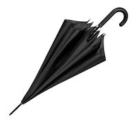 PERLETTI Paraguas automático negro con funda 104 cm