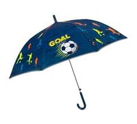 Perletti Paraguas Azul Fibra de Vidrio 97 cm Infantil Fútbol