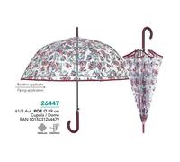 PERLETTI PARAGUAS MUJER 61/8 AUT POE TRANSPARENTE CON FOLLAJE PERLETTI TIME