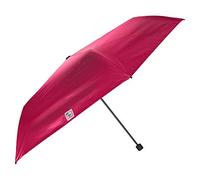 PERLETTI Paraguas Mujer Plegable Extra Compacto - Paraguas Portátil de Viaje con Protección Rayos UV - Paraguas Chica Manual Pequeño con Revestimiento PU Metalizado - Diámetro 91 cm (Rosa Metálico)