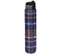 PERLETTI Paraguas plegable manual Cuadros 96 cm 3 colores