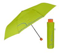 PERLETTI Paraguas Plegable Mujer Antiviento - Paraguas Compacto Resistente Manual - Paraguas Mini Pequeño Ligero de Bolso - Sombrilla Lluvia Portátil - Diámetro 97 cm (Verde)