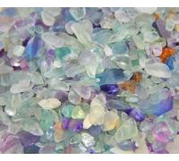 Perlin 1000 cuentas de piedras preciosas, fluorita de 2 a 8 mm, forma de pepita, piedra semipreciosa, verde, morado, para cadena de bricolaje, decoración de cabachón