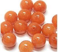 Perlin Aventurina piedras preciosas perlas 8 mm piedra natural redonda perlas semipreciosas para pulsera cadena DIY bisutería grandes perlas 15 unidades