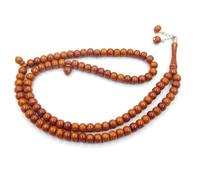Perlin Cadena de oración Islam 99 Tasbih Musulmana Resina Mala Musulmana Cuentas de Oración Tespih Misbaha Corán Oración Pulsera de Perlas Accesorios de Adoración para Mujeres Hombres Regalo, Klein