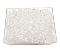 Perlin Perlas de plástico de cristal, 6 mm, lujosas, espaciadoras, perlas acrílicas, doble cono, perlas de plástico para accesorios de manualidades, joyas, manualidades, 750 unidades