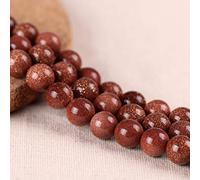 Perlin Piedras preciosas naturales doradas de 8 mm, bolas de flujo de oro, 15 unidades, perlas con agujero para enhebrar, piedras preciosas semipreciosas, perlas para manualidades G183