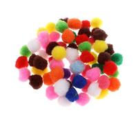 Perlin - Pompones pompón 30/25/20/15/12/10 mm Mix Colores pompón Costura Tilda Manualidades Borte Pelotas mullida Pelotas de Peluche para artesanía Divertidos DIY creativos, Mix - Bunt, 25mm 100Stk