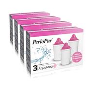 Perlopur AquaMag Classic - Cartuchos de filtro (pack de 12) + enriquecimiento de magnesio