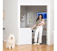 Perma Child Safety Puerta de Seguridad Infantil 2691, Color Blanco, 98 cm de Alto, se extiende hasta 2 m de Ancho