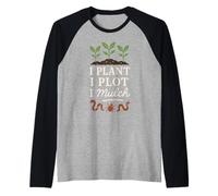 Permacultura Jardinería Regenerativa Granja Sostenible Camiseta Manga Raglan