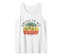 Permaneced En Mí Y Yo En Ti Soy La Vid Juan 15:4-5 Perezoso Camiseta sin Mangas