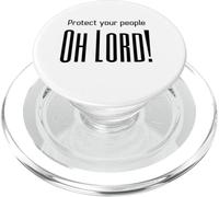Permanecer unidos. Ore audazmente Confíe en el regalo de la Iglesia de Protección de Dios PopSockets PopGrip para MagSafe