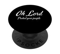 Permanecer unidos. Ore audazmente Confíe en el regalo de la Iglesia de Protección de Dios PopSockets PopGrip Adhesivo