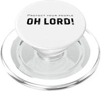 Permanecer unidos. Ore audazmente Confíe en el regalo de la Iglesia de Protección de Dios PopSockets PopGrip para MagSafe