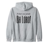 Permanecer unidos. Ore audazmente Confíe en el regalo de la Iglesia de Protección de Dios Sudadera con Capucha