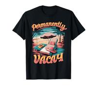 Permanentemente en Vacay Beach Scene Summer Nicho Camiseta