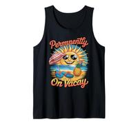 Permanentemente en Vacay Beach Summer Vibes Cool Sun Camiseta sin Mangas
