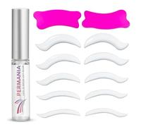 PERMANIA Kit de Pegamento Lifting Pestañas y Almohadillas de Silicona para Laminado de Pestañas y Cejas, Apto para Uso en Salones (No Contiene Loción)