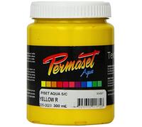 Permaset Aqua - Tinta para serigrafía textil (300 ml), color amarillo