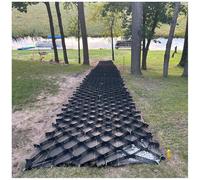 Permeablefor Garden Paths & Driveways 10 cm High 6 x 10 m 510 cm Depth Gravel/Sand Grid Sistema de control de barro con 10 estacas