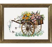 Permin Carrito Aida 36 x 26cm, Tela, Multicolor, 2 x 21 x 30 cm