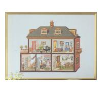 Permin Kit de punto de cruz, diseño de casa de muñecas