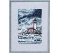 Permin Kit de punto de cruz, diseño de faro