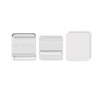 Permiso de estacionamiento - Portaetiquetas de parabrisas desmontable para tarjetas de peaje y tarjetas de acceso | Soporte de etiqueta de estacionamiento de riel deslizante, soporte seguro para