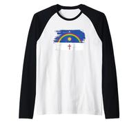 Pernambuco Flag Brazil Bandeira de Pernambuco Brasil Orgulho Camiseta Manga Raglan