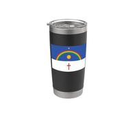 Pernambuco Flag Brazil Bandeira de Pernambuco Brasil Orgulho Vaso térmico de acero inoxidable de doble pared