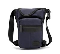 Pernera Moto Bolsa cartuchera for Hombre, riñonera, Motociclismo, Informal, Cuerpo, Muslo, cinturón de Cadera Masculino, riñoneras(Navy)
