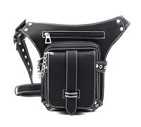 Pernera Moto Bolsa de cinturón de la Cintura de la Cintura Bolsa de Hombro al Aire Libre del Hombro móvil Bolso de la Cintura de la Cintura del teléfono Fanny Packs Pack for Mujeres Bolsa Pierna Moto