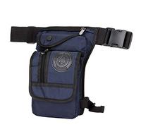 Pernera Moto Bolsa de Pierna de Lienzo Motocicleta Mensajero Mensajero Bolsas de Hombro Cinturón Hip Bum Cintura Fanny Pack Bolsa Pierna Moto (Color : 1)