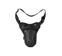 Pernera Moto Bolsa de pierna for motocicleta, bolsa de pierna impermeable con cintura baja con cremalleras, bolsa Diagonal for exteriores, riñonera ligera for motocicleta for montar RiñOnera Moto Pier