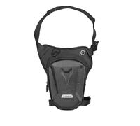 Pernera Moto Bolsa de Pierna for Motocicleta, Bolsa for Motocicleta, Bolsa de Cintura Informal for Hombre al Aire Libre, riñonera, Bolsas for Moto y Motero Bolsa Pierna Moto(Black with Logo)