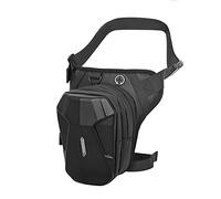 Pernera Moto Bolsa de Pierna for Motocicleta, Carcasa Dura, Bolsa Lateral Extensible Impermeable for teléfono móvil, Accesorios for Motocicleta Bolsa Pierna Moto