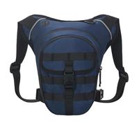 Pernera Moto Bolsa de Pierna for Motocicleta, Cintura Baja, Impermeable, Lateral for, cinturón, Bolsas Cadera, Bolso for teléfono móvil, riñonera(Dark Blue)