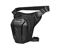 Pernera Moto Bolsa de Pierna for Motocicleta, Repelente al Agua, for Hombres y Mujeres, riñonera Caballero for Carreras(Noir)