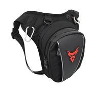 Pernera Moto Bolsa de Pierna for Motocicleta, riñonera, for Motociclista, Bolsa Pecho for Hombre y Mujer, Equipaje Multifuncional for Exteriores(11-MC-0105 RD)