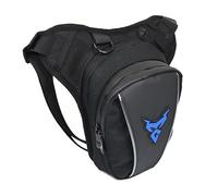 Pernera Moto Bolsa de Pierna for Motocicleta, riñonera, for Motociclista, Bolsa Pecho for Hombre y Mujer, Equipaje Multifuncional for Exteriores(11-MC-0105 BU)