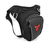 Pernera Moto Bolsa Impermeable for Pierna y Cintura, cinturón for Muslo, Cadera, Motocicleta, Viaje táctico, Bolso for teléfono móvil, riñonera Bolsa Pierna Moto(Red)