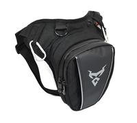 Pernera Moto Bolsa Lateral for Motocicleta, Bolsa Negra for Motocicleta, riñonera Informal for Exteriores, riñonera for Motocicleta, Bolsas for Cadera Bolsa Pierna Moto(Gray)