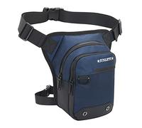 Pernera Moto Bolsas cartucheras for Motocicleta, Bolsa Lateral Resistente al Agua for teléfono móvil, conducción al Aire Libre y Ciclismo Bolsa Pierna Moto(Blue)