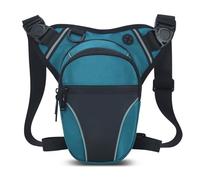 Pernera Moto Bolso de Pierna for Hombre y Mujer, Bolso con cinturón for Pierna, riñonera Impermeable Bolsa Pierna Moto(Green)