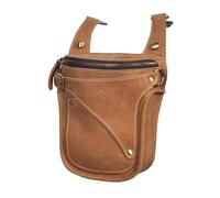 Pernera Moto Estuche de riñonera de Viaje con diseño de Bolsa de Cuero for Motocicleta Bolsa Pierna Moto (Color : Brown 3)