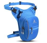 Pernera Moto Riñonera for Motocicleta, Bolsa for la Pierna, cinturón for el Muslo, riñonera Impermeable for Motocicleta, Bolsa táctica de Viaje for teléfono móvil RiñOnera Moto Pierna(Sky Blue)